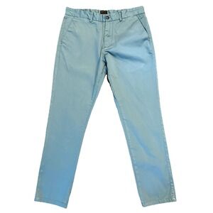 Rockstar Jeans Maestro Men's Slim Fit Handcrafted Chino Pants 34x32 Light Blue